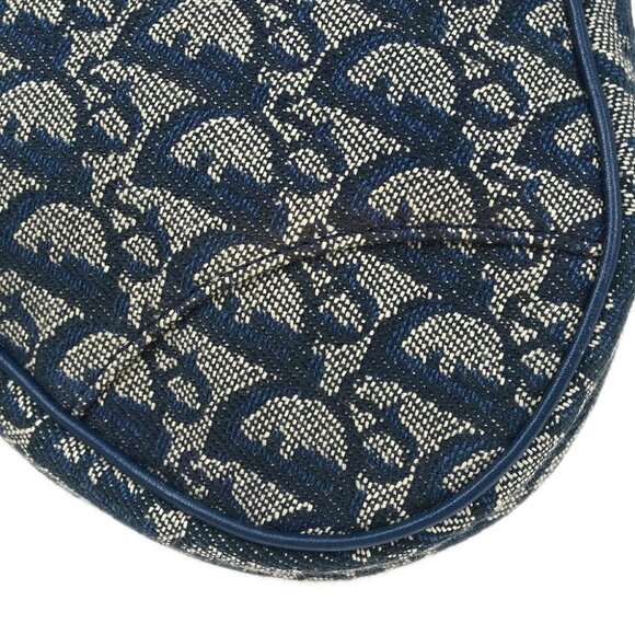 Christian Dior Navy Trotter Saddle Handbag - Picture 4 of 10